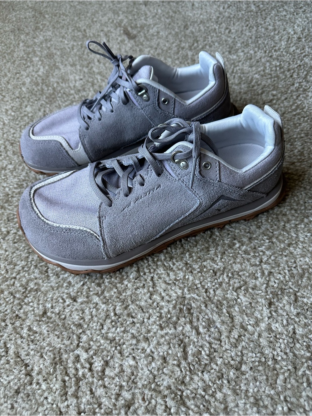 Altra Women's Lone Peak Alpine Gray Purple Sneakers Size 10